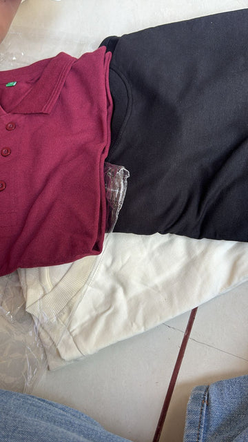 Wholesale premium oversized t-shirts for retail stores.