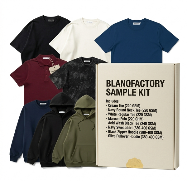 Ultimate Factory Sample Kit | 400 GSM Hoodie, 240 GSM Oversized & Acid Wash Luxury Collection