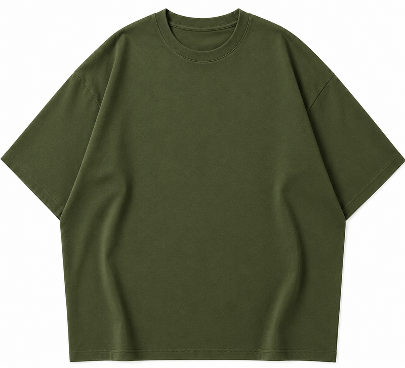 240 GSM French Terry Cotton Oversized T-Shirt