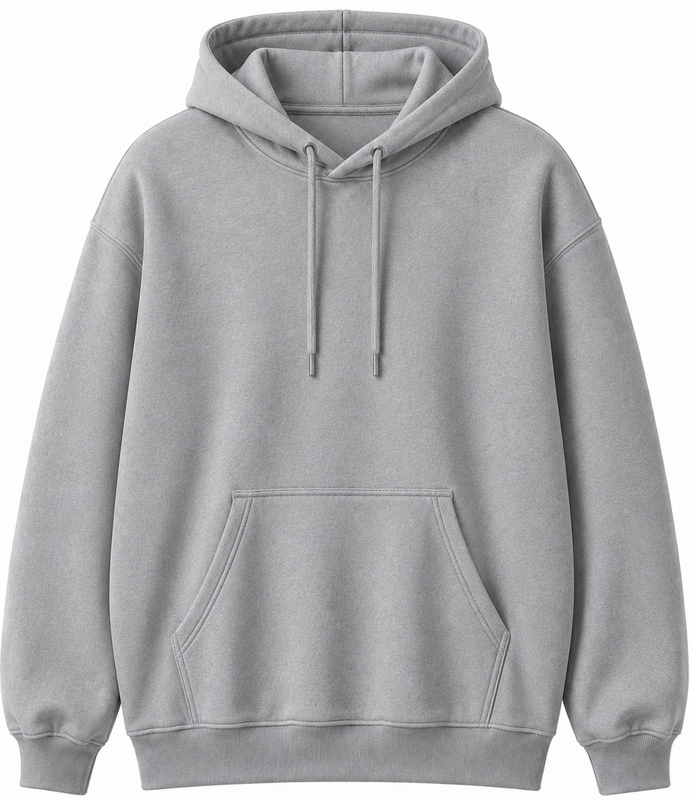 320 GSM Cotton Fleece Hoodie | Heavyweight Streetwear Blanks