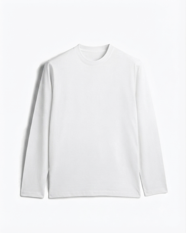 Men's Plain Full Sleeve Cotton T-Shirt Manufacturer