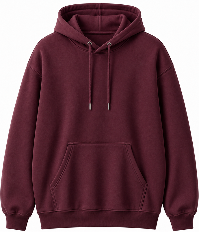 320 GSM Cotton Fleece Hoodie | Heavyweight Streetwear Blanks