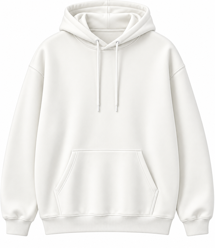 320 GSM Cotton Fleece Hoodie | Heavyweight Streetwear Blanks